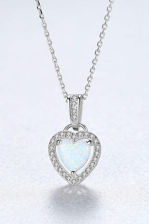 Trailblazer Sterling Silver Chain Opal Pendant Necklace - MXSTUDIO.COM