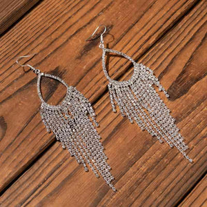 Trailblazing Alloy Dangle Transparent Earrings-MXSTUDIO.COM