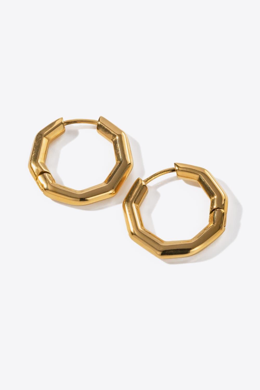 Treasure Yourself Stainless Steel Geometric Earrings - MXSTUDIO.COM