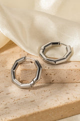 Treasure Yourself Stainless Steel Geometric Earrings - MXSTUDIO.COM