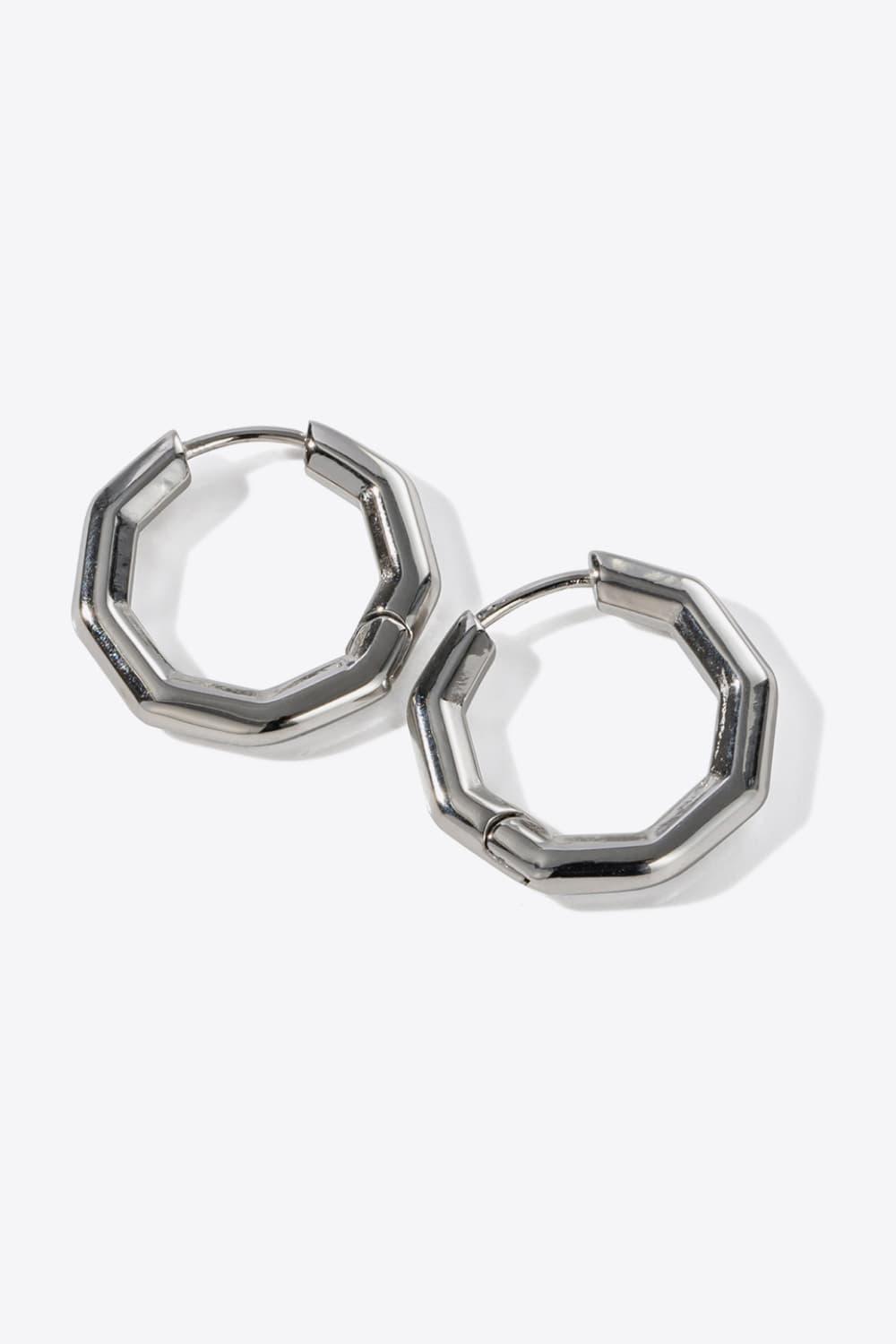 Treasure Yourself Stainless Steel Geometric Earrings - MXSTUDIO.COM