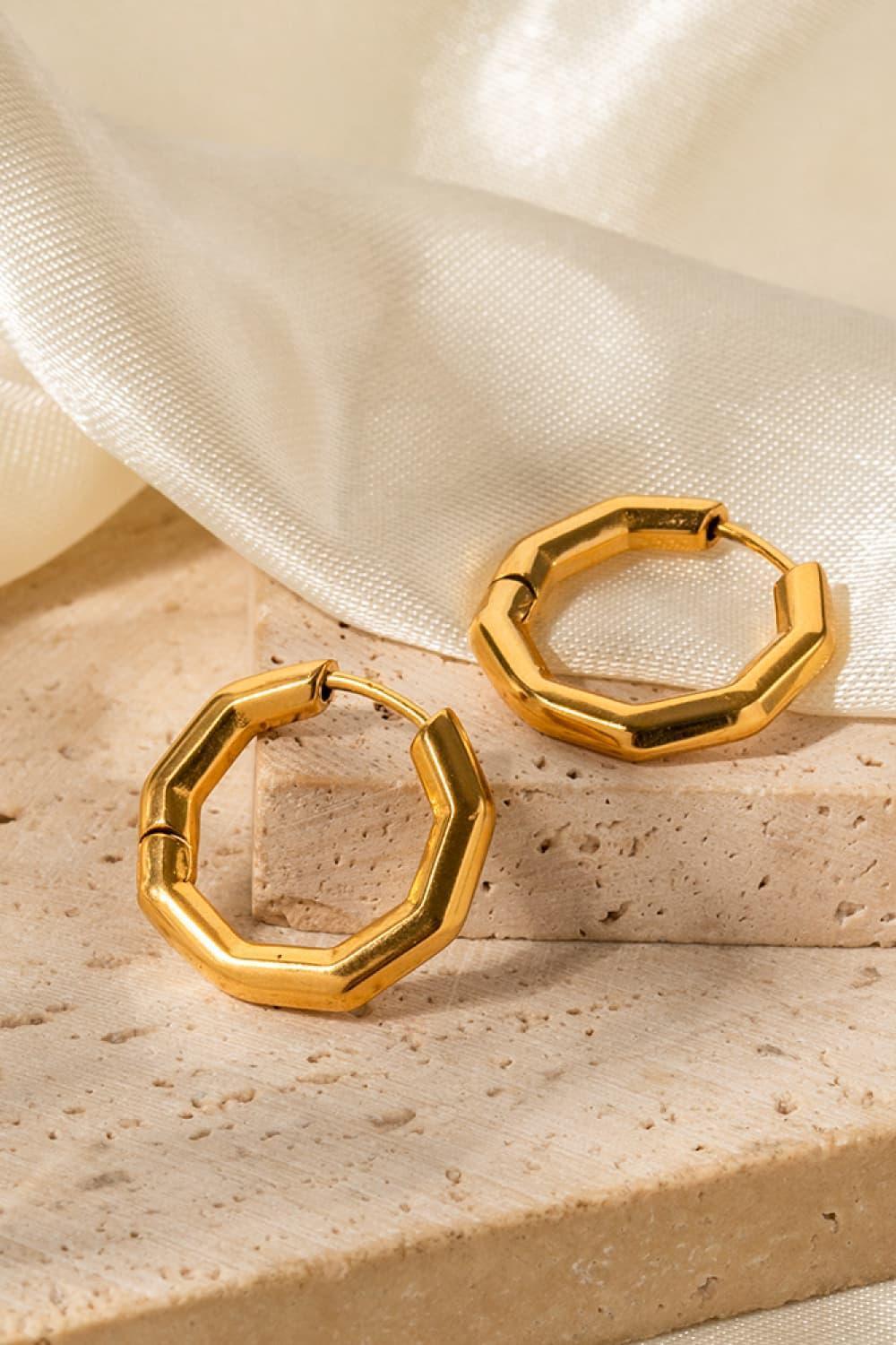 Treasure Yourself Stainless Steel Geometric Earrings - MXSTUDIO.COM