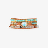 Treasured Piece Layered Opal Bead Bracelet-MXSTUDIO.COM