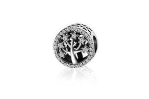 Tree Design One Piece 925 Sterling Silver Bead Charm-MXSTUDIO.COM