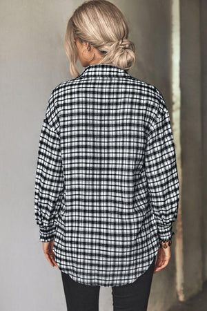 Trendsetting Plaid Button Front Shirt - MXSTUDIO.COM