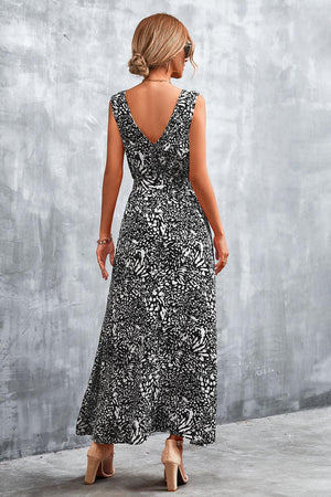 Tropic Beauty A-Line Sleeveless Maxi Dress - MXSTUDIO.COM