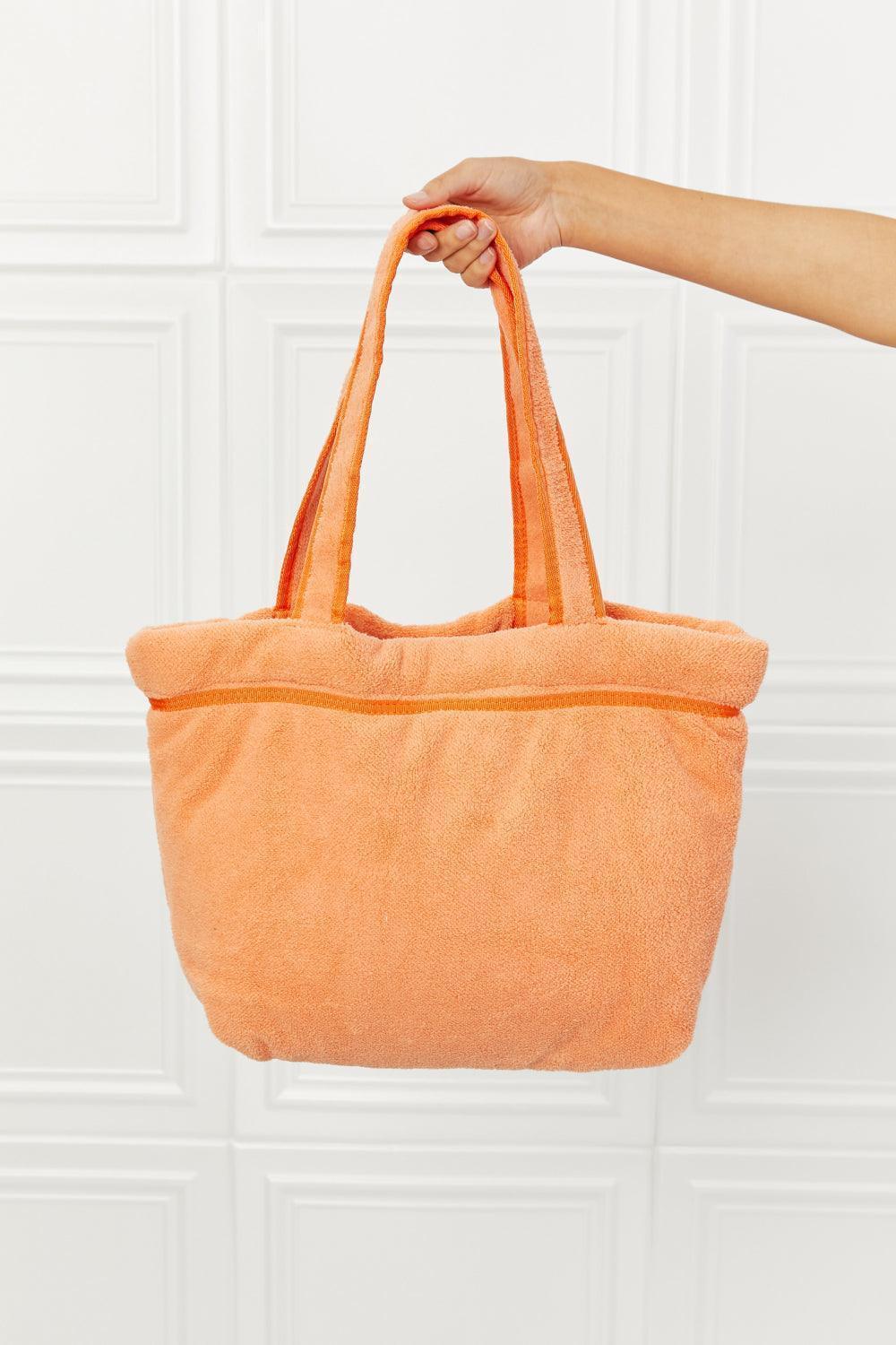 Tropical Paradise Tangerine Tote Bag - MXSTUDIO.COM