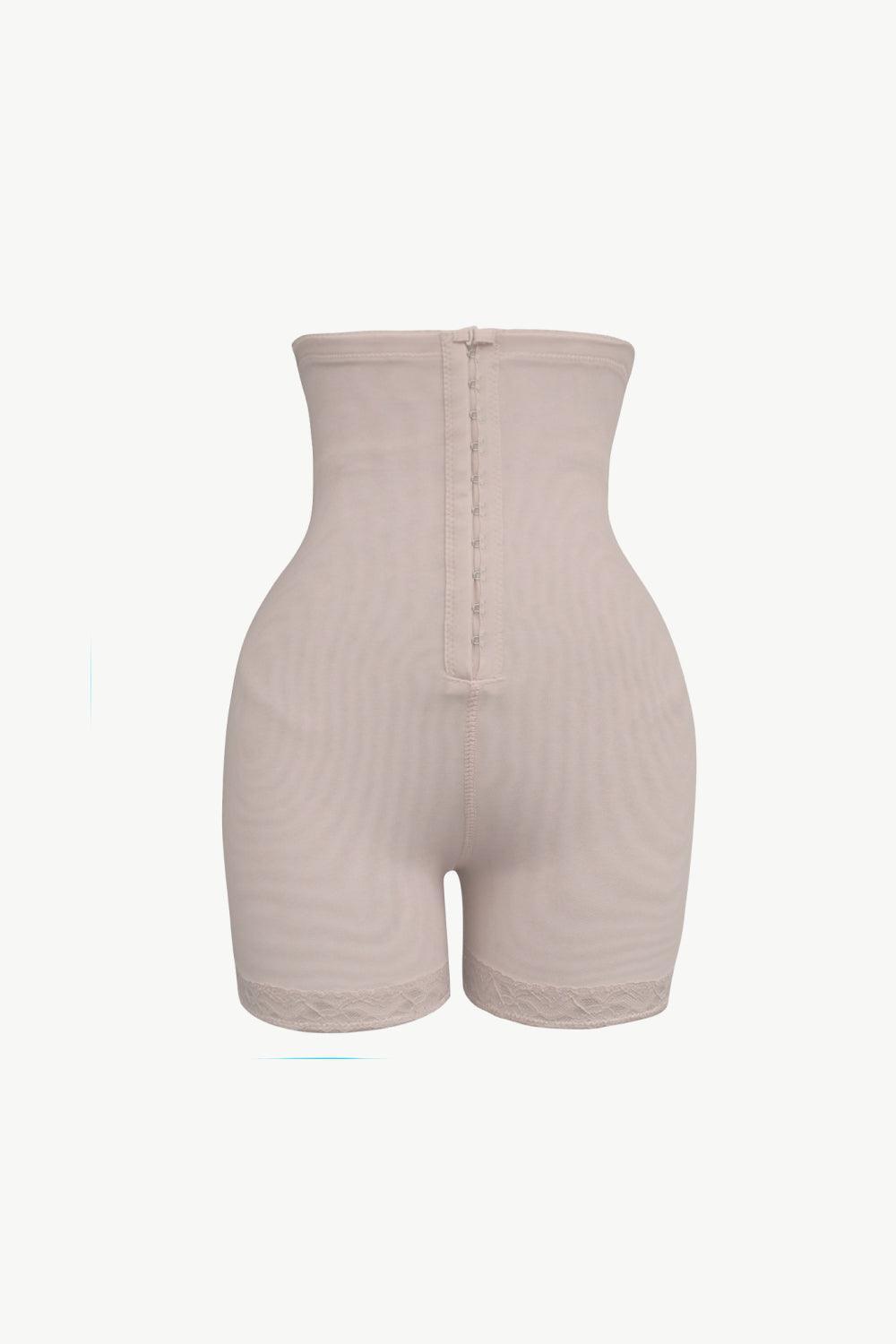 Tummy Control Lace Trim Shapewear Shorts - MXSTUDIO.COM