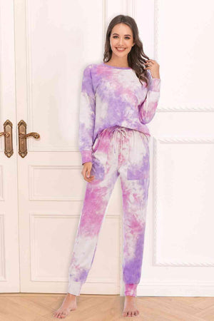 Ultimate Comfort Top and Pants Tie Dye Lounge Set - MXSTUDIO.COM