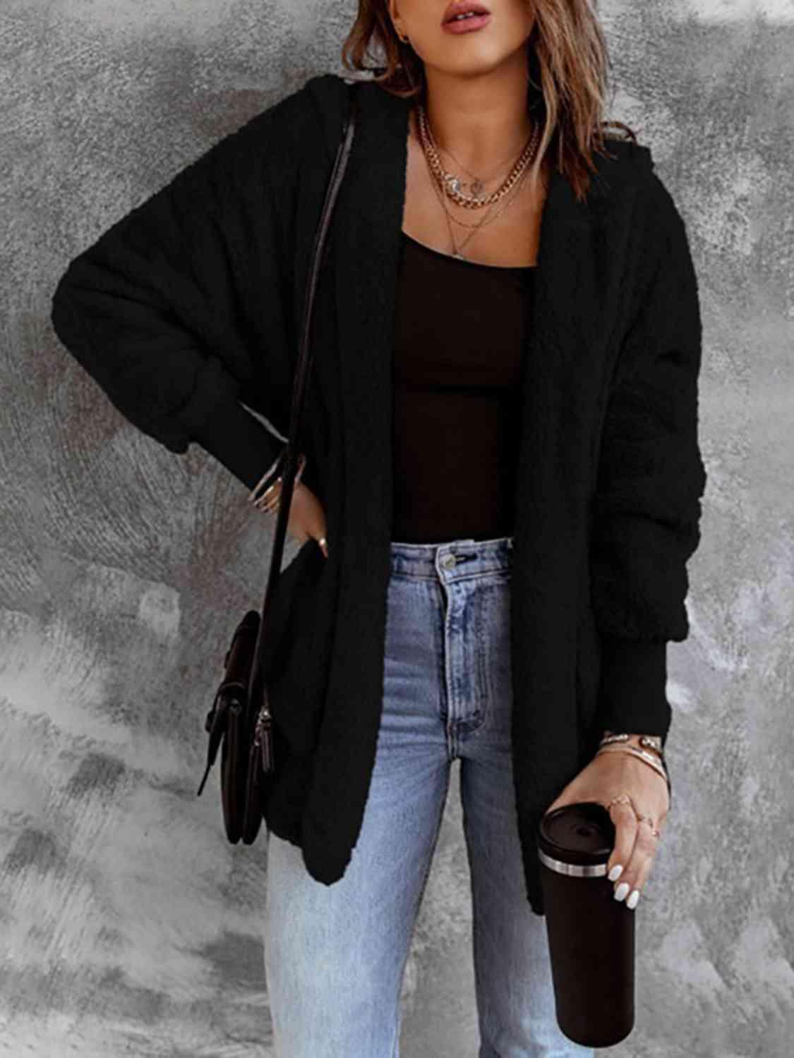 Undeniably Warm Faux Fur Hooded Jacket-MXSTUDIO.COM