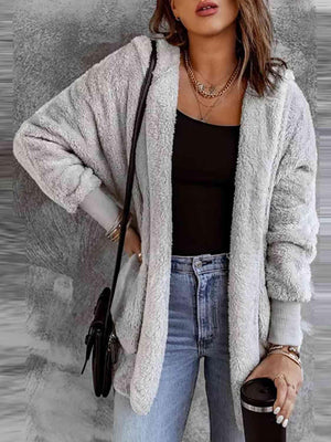 Undeniably Warm Faux Fur Hooded Jacket-MXSTUDIO.COM