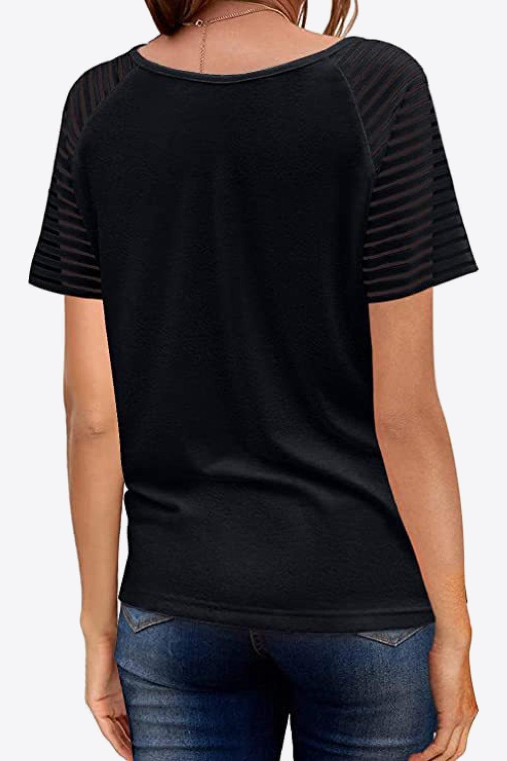 Underrated Raglan Sleeve V Neck Tee Shirt - MXSTUDIO.COM