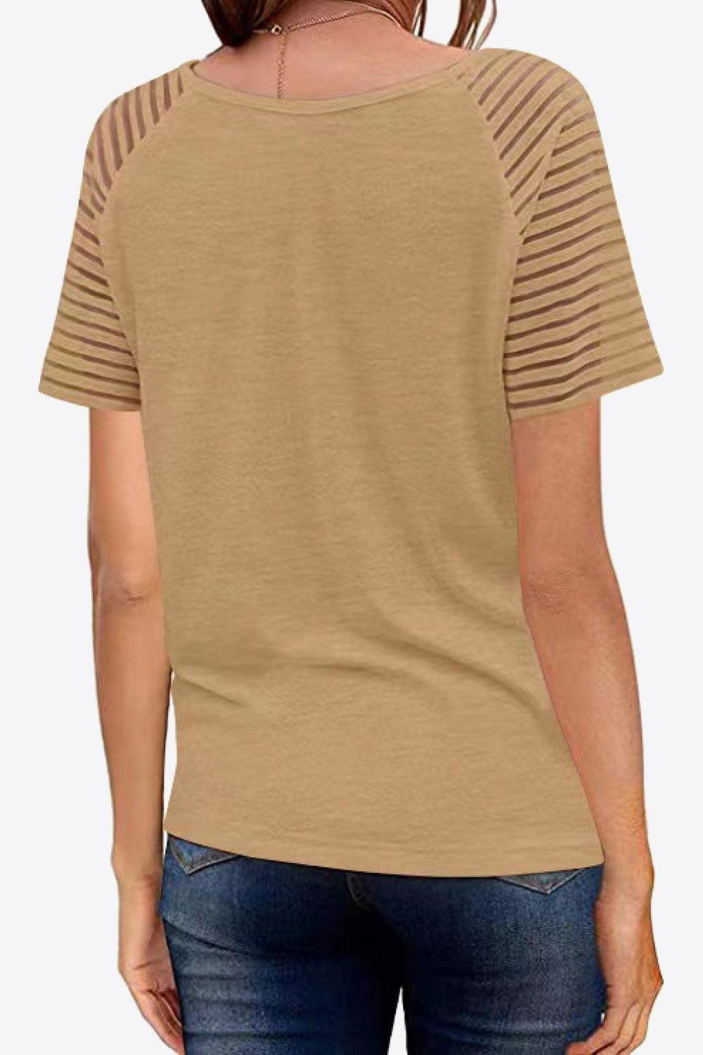 Underrated Raglan Sleeve V Neck Tee Shirt - MXSTUDIO.COM