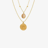 Unfading Beauty Double-Layered Necklace-MXSTUDIO.COM