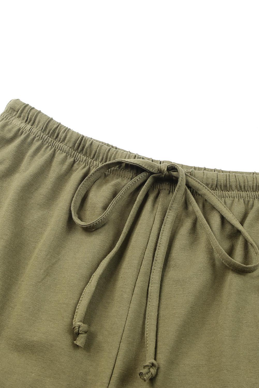 a close up of a pair of khaki pants