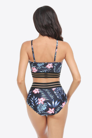 Unstoppable Joy Plunge Ruffled Bikini Set - MXSTUDIO.COM