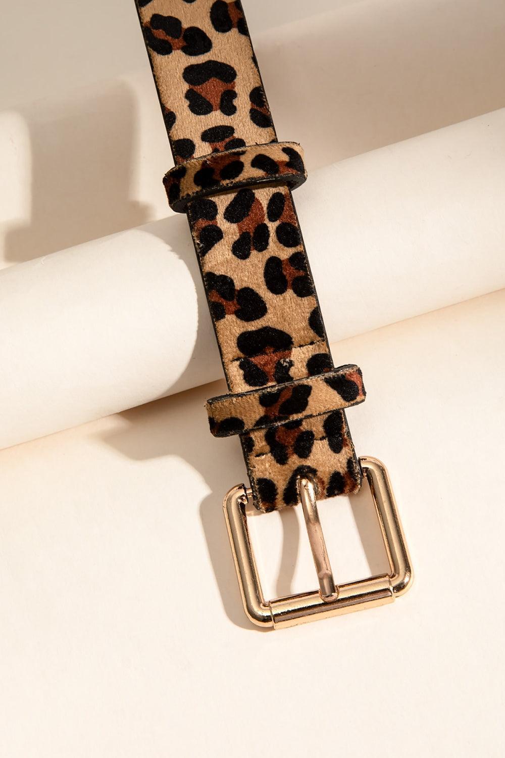 Unstoppable PU Leather Womens Leopard Belt - MXSTUDIO.COM