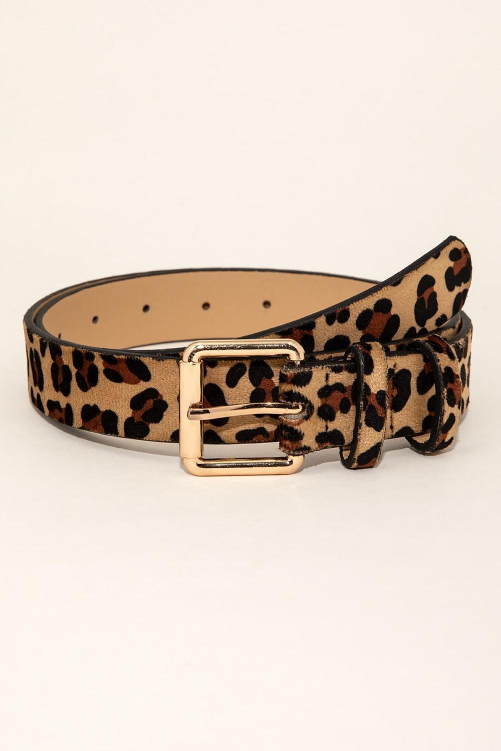 Unstoppable PU Leather Womens Leopard Belt - MXSTUDIO.COM