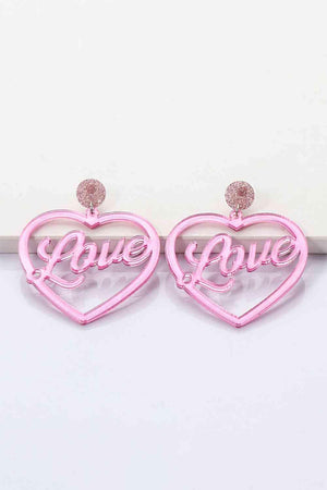 Uplifting Aura Love Heart Dangle Earrings-MXSTUDIO.COM