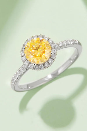 Utmost Brilliance Halo 1 Carat Moissanite Ring - MXSTUDIO.COM