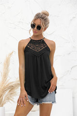 Vacation Ready Halter Neck Tank Top - MXSTUDIO.COM