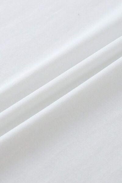 a close up view of a white fabric