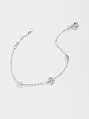 Valuable A To F Zircon 925 Sterling Silver Bracelet-MXSTUDIO.COM