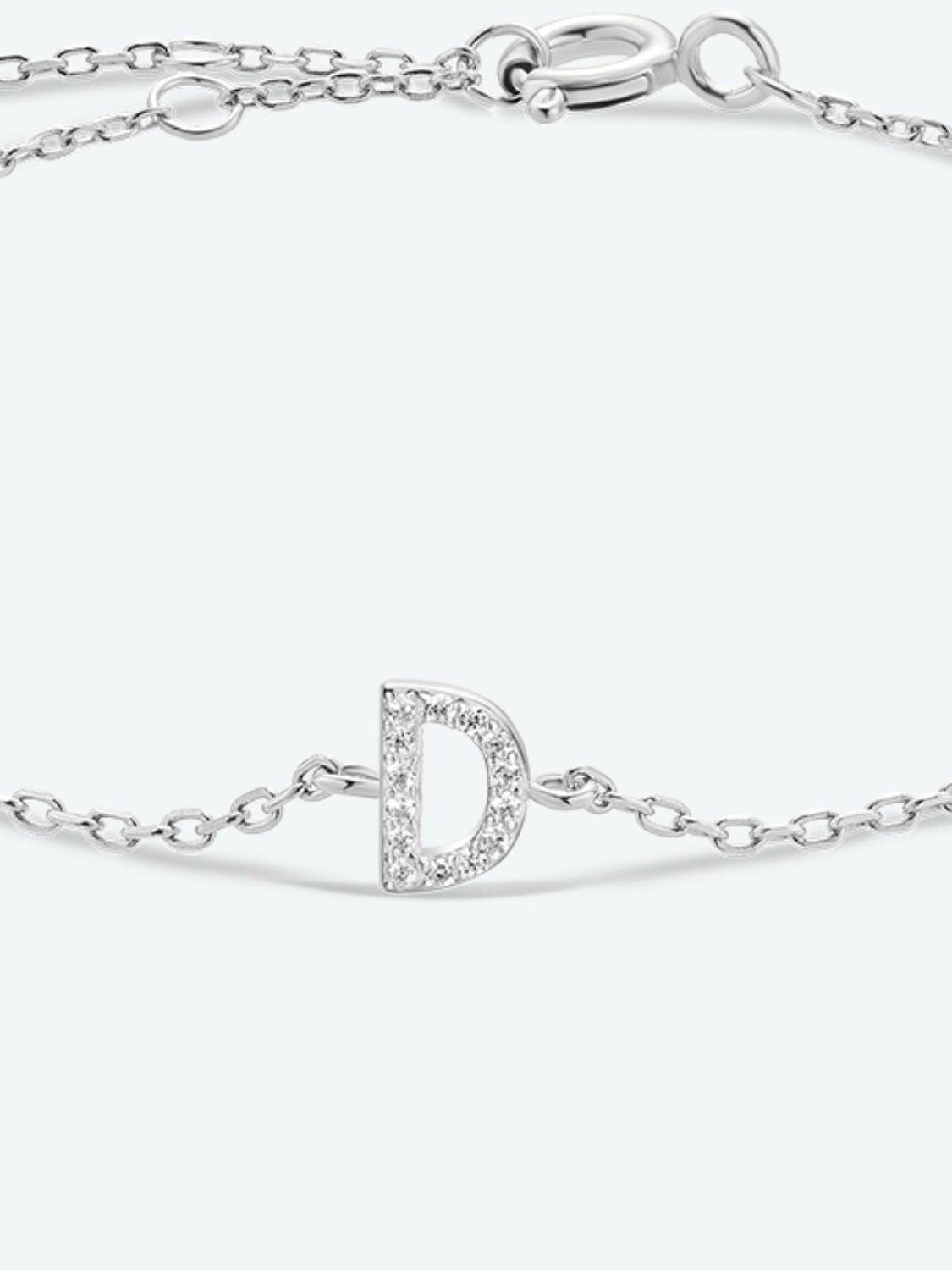 Valuable A To F Zircon 925 Sterling Silver Bracelet-MXSTUDIO.COM