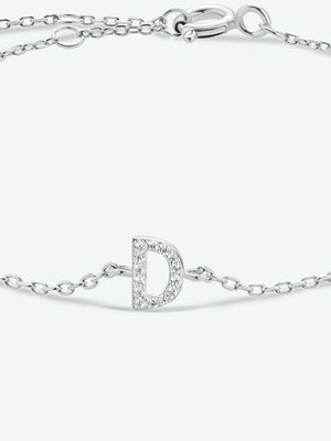 Valuable A To F Zircon 925 Sterling Silver Bracelet-MXSTUDIO.COM