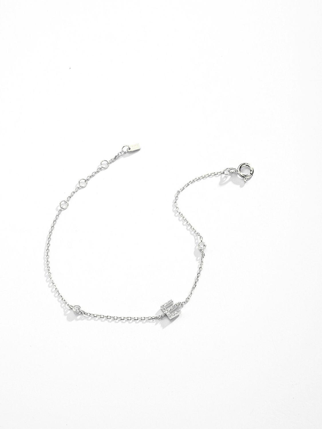 Valuable A To F Zircon 925 Sterling Silver Bracelet-MXSTUDIO.COM