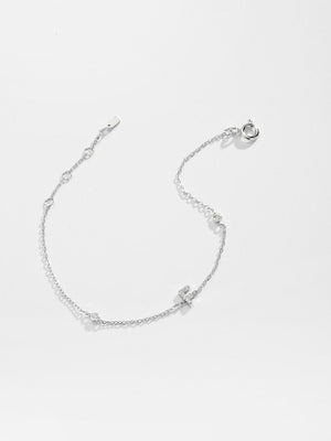 Valuable A To F Zircon 925 Sterling Silver Bracelet-MXSTUDIO.COM