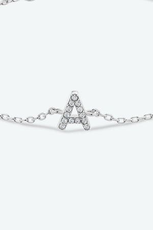 Valuable A To F Zircon 925 Sterling Silver Bracelet-MXSTUDIO.COM