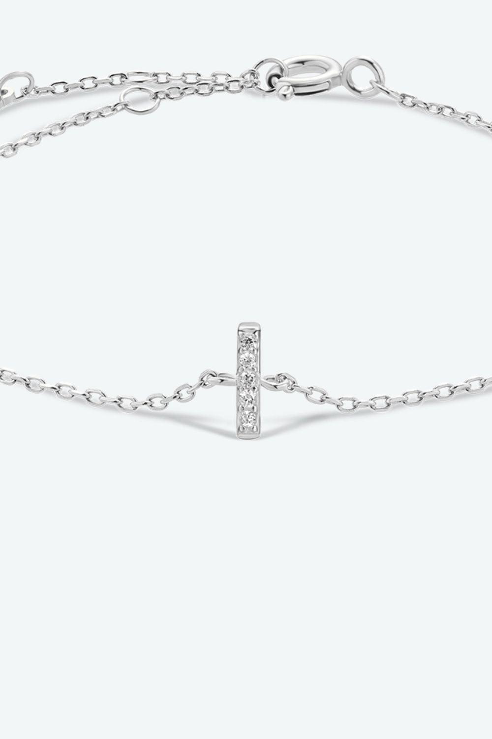 Valuable G To K Zircon 925 Sterling Silver Bracelet-MXSTUDIO.COM