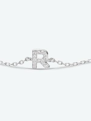 Valuable Q To U Zircon 925 Sterling Silver Bracelet-MXSTUDIO.COM