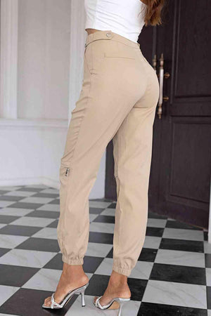 Versatile Chic High Waisted Jogger Pants - MXSTUDIO.COM