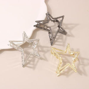 Versatile Star Shaped Zinc Alloy Claw Hair Clip-MXSTUDIO.COM