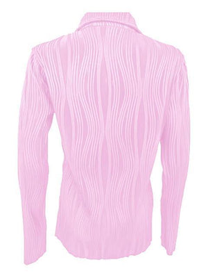 a drawing of a pink shirt on a white background