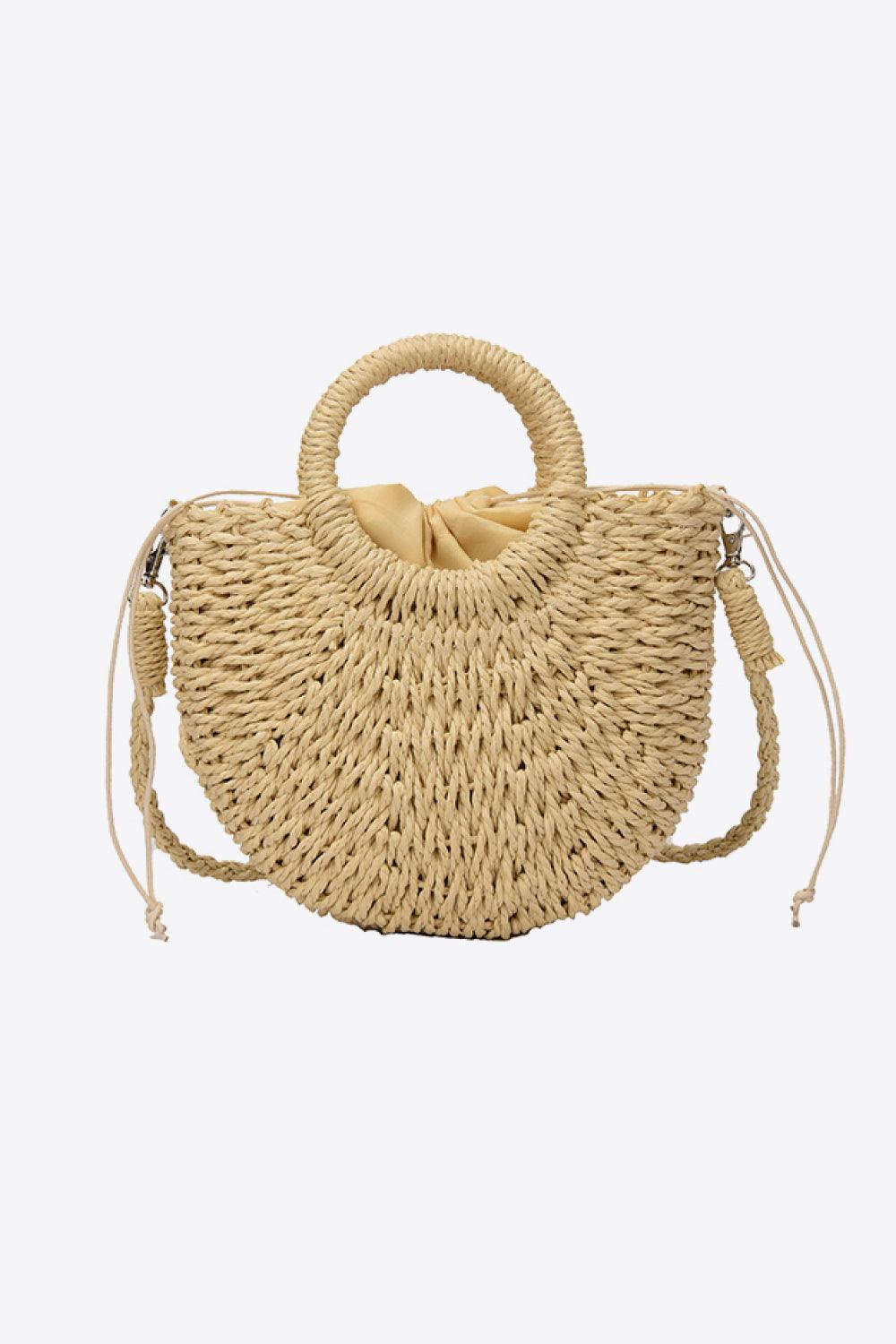 Vintage-Inspired Dual Strap Crochet Crossbody Bag - MXSTUDIO.COM