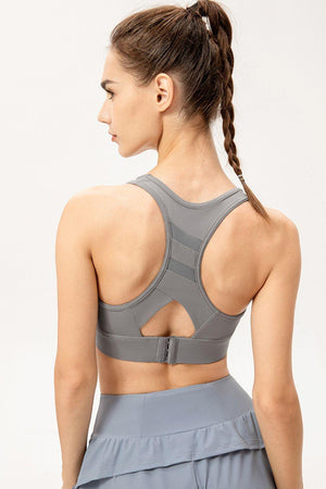 Vitality And Beauty Racerback Sports Bra - MXSTUDIO.COM