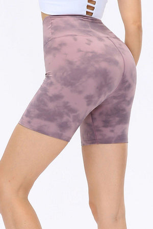Warm-Up In Style Slim Fit High Waisted Sports Shorts - MXSTUDIO.COM