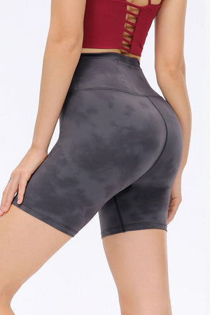 Warm-Up In Style Slim Fit High Waisted Sports Shorts - MXSTUDIO.COM