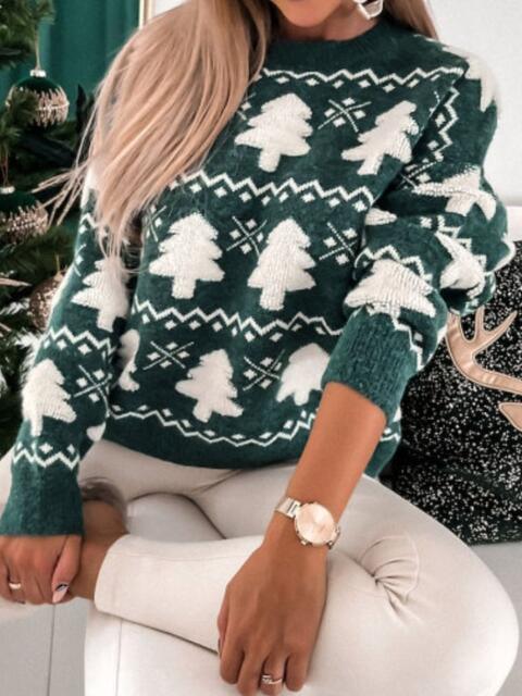 Warmth Of Holiday Christmas Tree Sweater-MXSTUDIO.COM