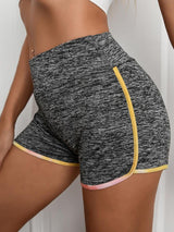 Well-Defined Curve High Waisted Spandex Shorts - MXSTUDIO.COM