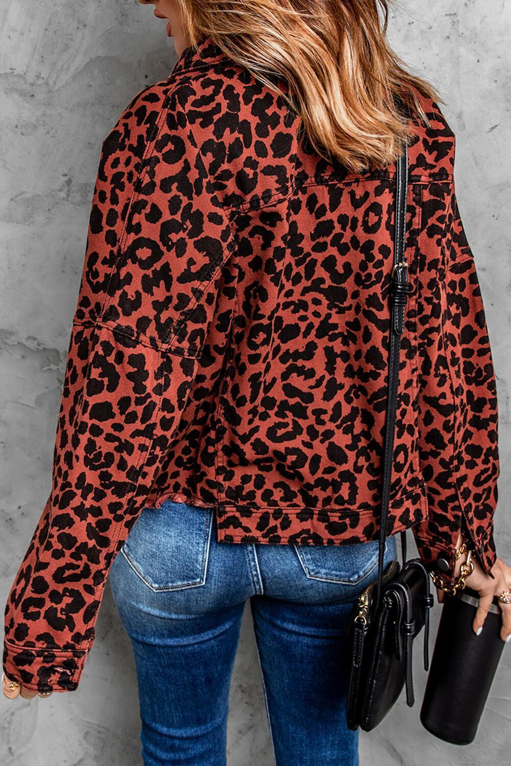 Wild Leopard Print Jacket - MXSTUDIO.COM