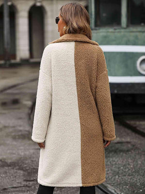 Winter Icon Long Sherpa Coat-MXSTUDIO.COM