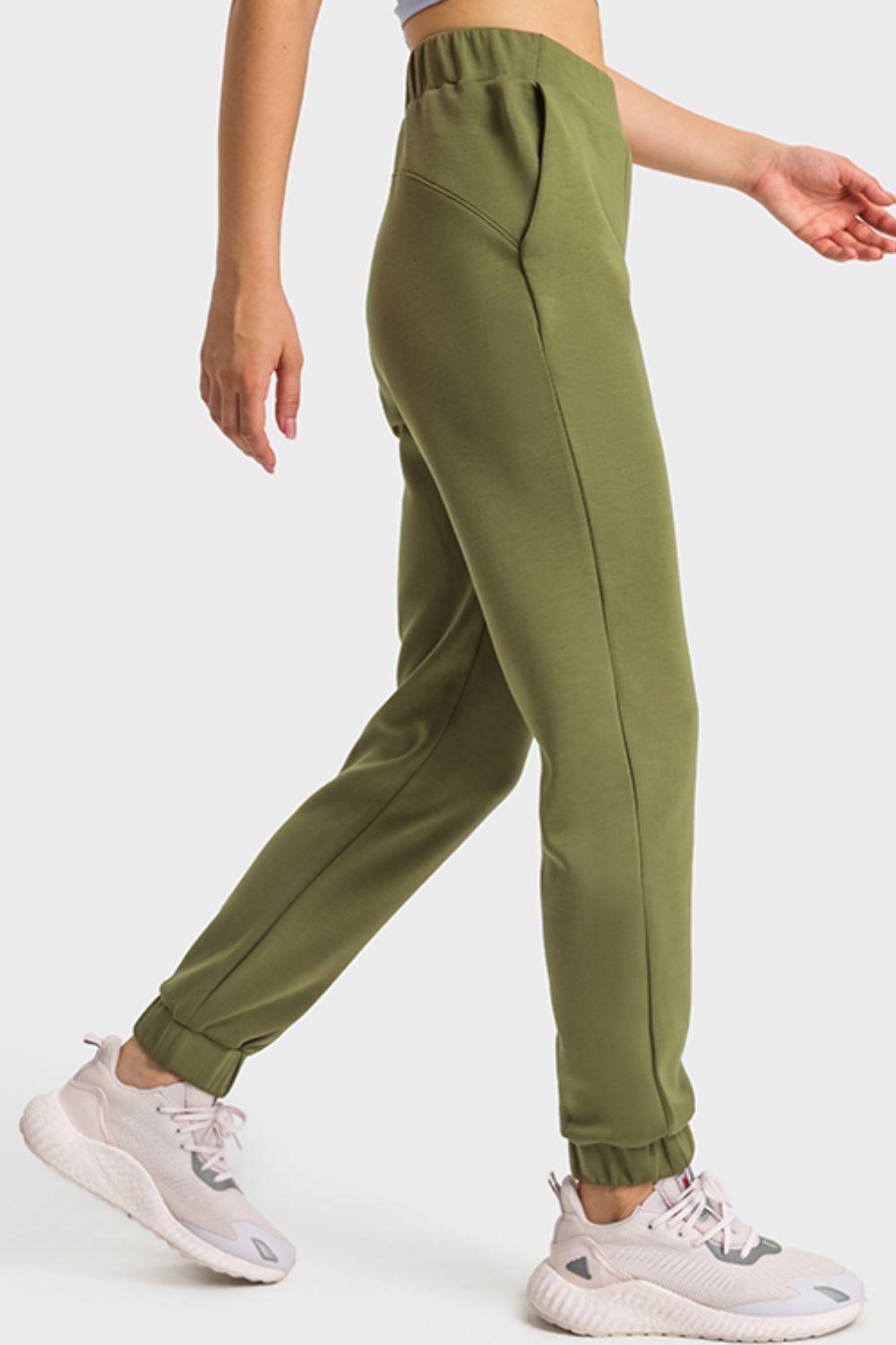 Women's Easy-Wear Joggers With Side Pockets - MXSTUDIO.COM