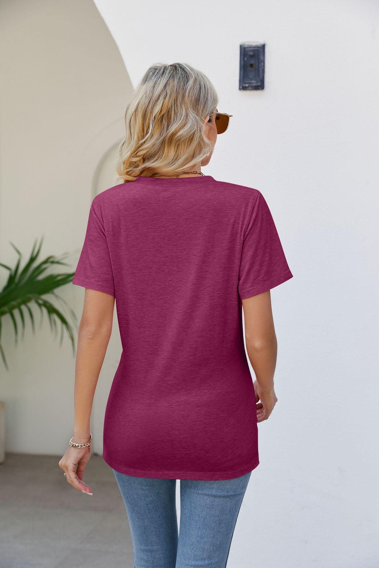 Wonderfully Made V-Neck Crisscross Top - MXSTUDIO.COM