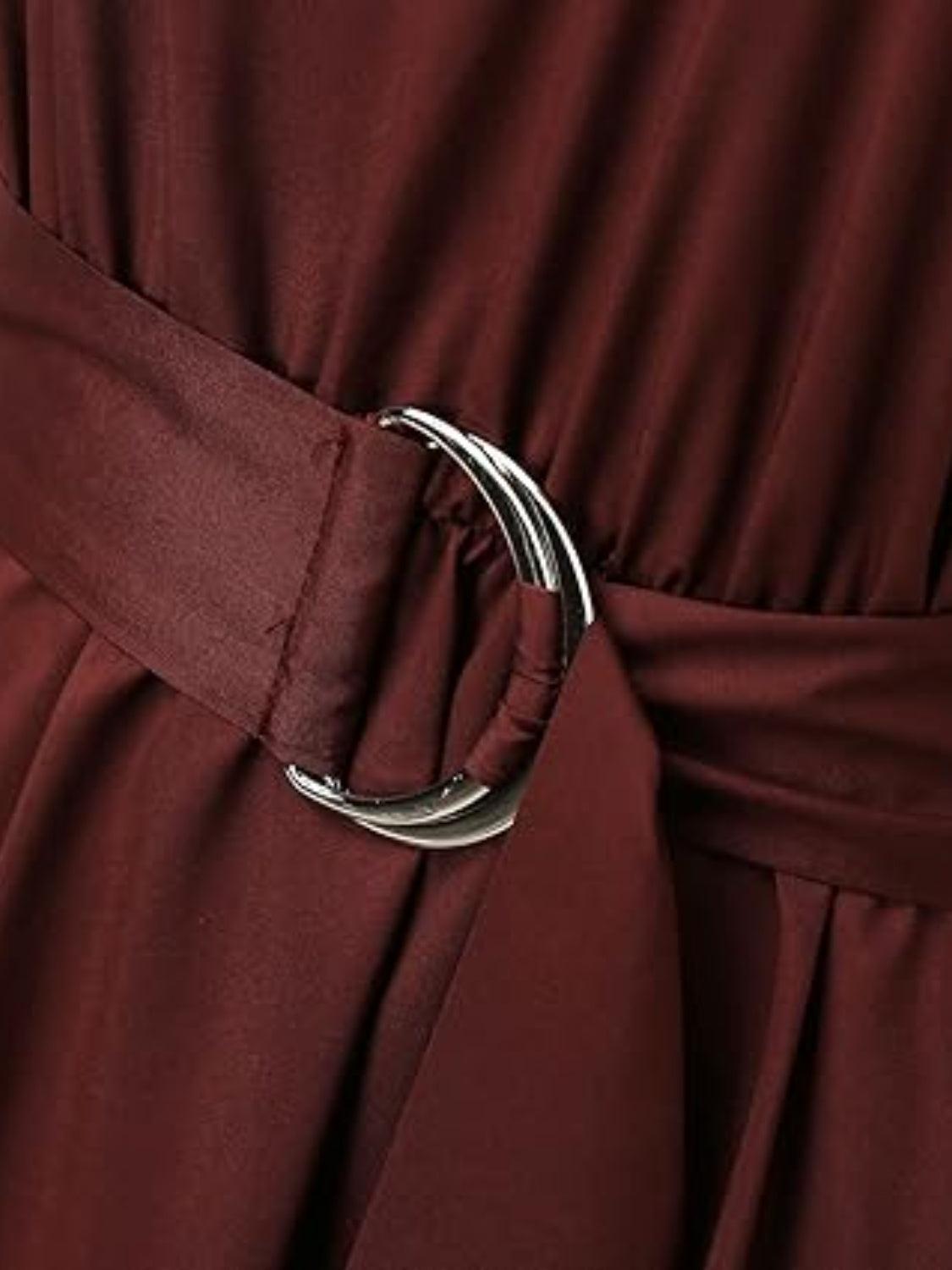 a close up of a dress with a belt