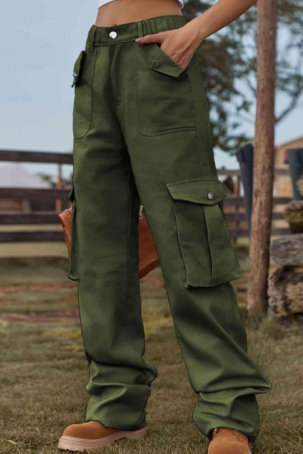 Yesteryear Vibe Relaxed Fit Cargo Pants - MXSTUDIO.COM