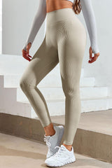 Yoga Ready Slim Fit High Waist Sports Leggings - MXSTUDIO.COM